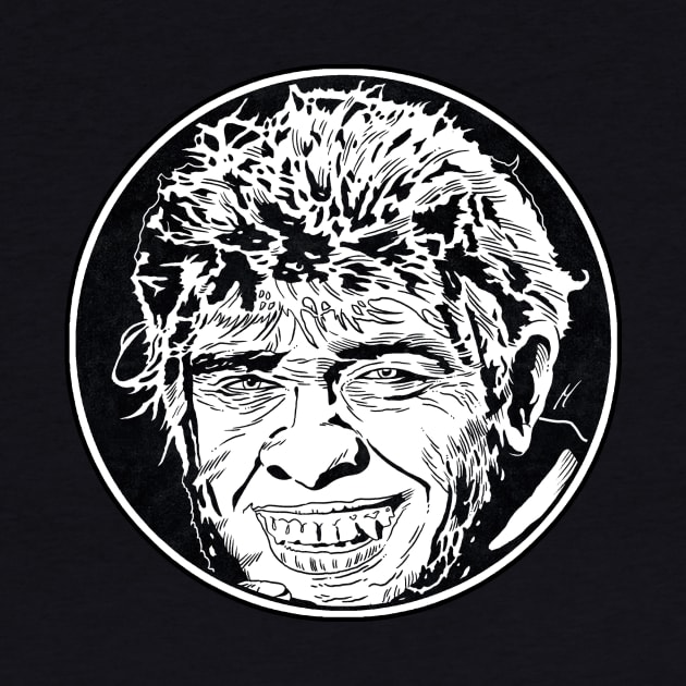 MR HYDE (Circle Black and White) by Famous Weirdos